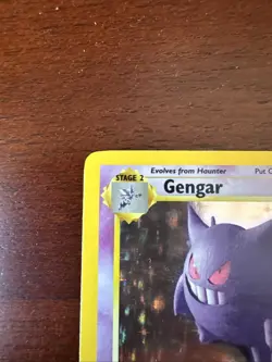 Gengar 5/62 Holo Fossil Holo Rare Unlimited 1999 Vintage Pokemon TCG 5/62 - Image 2