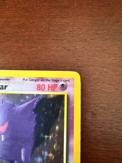 Gengar 5/62 Holo Fossil Holo Rare Unlimited 1999 Vintage Pokemon TCG 5/62 - Image 3