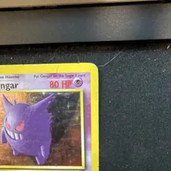Wizards of the Coast 1999 Pokemon TCG Fossil Gengar 5/62 Holo Rare 80 HP - Image 3