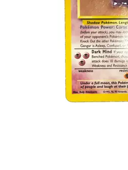 Pokemon TCG Gengar 5/62 Fossil Holo Rare 80 HP English 1999 WotC - Image 5