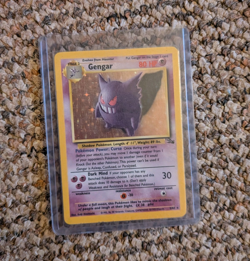 Wizards of the Coast Pokemon TCG Gengar Fossil Holo Rare 5/62 1999 EN - Image 1