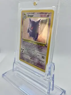 WOTC Pokemon TCG Gengar 5/62 Fossil Holo Rare Unlimited 80 HP English 1999 - Image 2