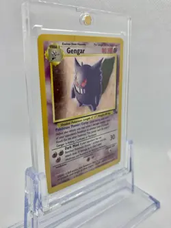 WOTC Pokemon TCG Gengar 5/62 Fossil Holo Rare Unlimited 80 HP English 1999 - Image 3