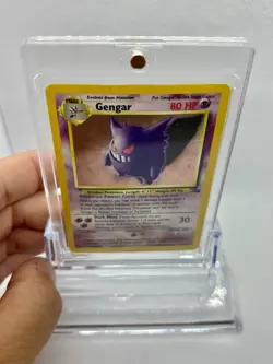 WOTC Pokemon TCG Gengar 5/62 Fossil Holo Rare Unlimited 80 HP English 1999 - Image 4