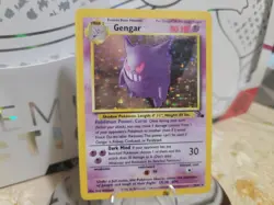 Pokemon TCG Gengar Fossil 5/62 Holo 1999-2000 Wizards Base Set CLEAN - Image 3
