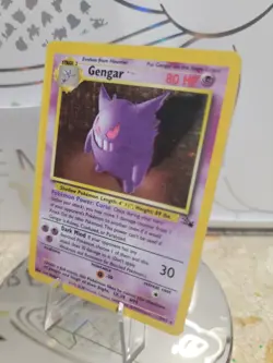 Pokemon TCG Gengar Fossil 5/62 Holo 1999-2000 Wizards Base Set CLEAN - Image 4