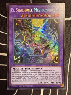 El Shaddoll Meshachrer (SECRET RARE) BLGG-EN022 (NM) 1st Edition Yu-Gi-Oh! - Image 1