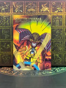 yugioh Exodia the Forbidden One BANDAI duel scene vintage card 90s 02 - Image 1