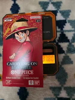 HEAVY One Piece OP-13 CARRYING ON HIS WILL Sleeved Booster Pack Lot - Image 1
