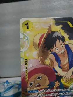Bandai Monkey D. Luffy promo card OP10-111 OP-PR - Image 4