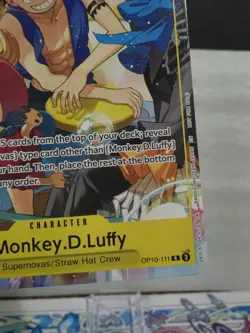Bandai Monkey D. Luffy promo card OP10-111 OP-PR - Image 5