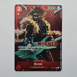 Brook ST01-011 Winner Pack Vol.4 One Piece Tournament Promo Card English - Image 1