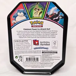Mighty Mysterious Pokemon Trading Card Tin Booster Pack OPENED TIN wSEALED PACKS - Image 2
