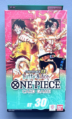 One Piece Card Game ST-30 Starter Deck EX Luffy & Ace English Sealed - Image 1