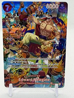 Bandai One Piece CCG Edward Newgate SP Special Holo ST15-001 English 8000 - Image 1