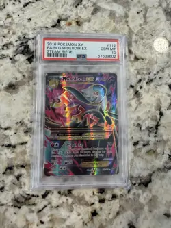 2016 POKEMON XY STEAM SIEGE 112 FULL ART/M GARDEVOIR EX PSA 10 - Image 1