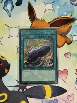 YU-GI-OH X Nike Promo Card Winds Of Victory Air Max Muscle 95 Spell Card - Image 1