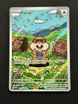 Patrat 152/086 Sv: White Flare Holo Pokemon TCG Card - Image 1