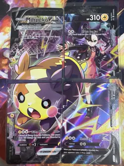 Morpeko V-Union 4 Card Set SWSH287 SWSH288 SWSH289 SWSH290 Promo Set MINT - Image 1