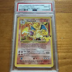 Pokemon TCG Charizard Celebrations Classic Collection Holo Card 4/102 PSA 10 - Image 2