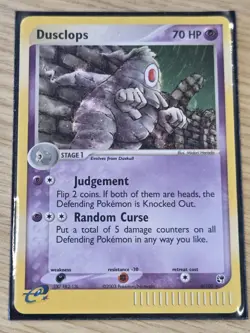 Pokemon Dusclops EX TCG Sandstorm 4/100 Holo Rare Card - Image 2