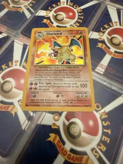 Pokemon Charizard 4/102 Base Set Holo Rare 120 HP Trading Card 1999 - Image 3