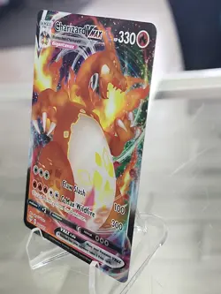 Pokemon TCG Charizard VMAX Darkness Ablaze Full Art Card 020/189 SWSH NM - Image 2