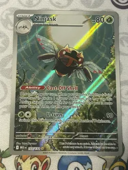 Pokemon TCG Ninjask Illustration Rare Card #137/132 - Image 1