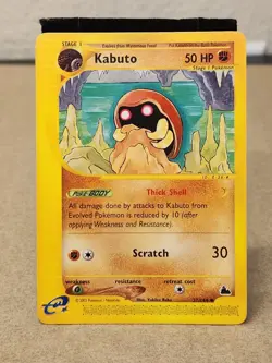Pokemon Kabuto Card Skyridge 37/144 Uncommon Non-Holo - Image 1