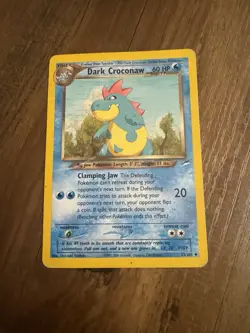 Dark Croconaw - 32/105 - Pokemon Neo Destiny Unlimited Card WOTC LP - Image 1