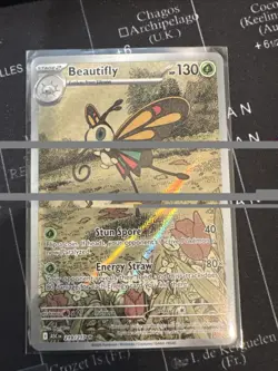 Beautifly 219/217 Ascended Heroes Illustration Rare Holo Pokemon Card - Image 1