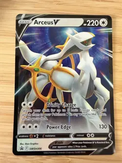 Arceus V SWSH306 SWSH: Sword & Shield Promo Cards Holo Promo NM - Image 1