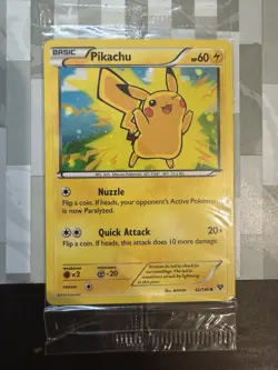 Pokemon Card - Pikachu XY 42/146 - Holo - Movie Promo - Factory Sealed - Image 1
