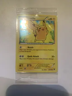 Pokemon Card - Pikachu XY 42/146 - Holo - Movie Promo - Factory Sealed - Image 2