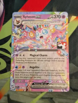 Sylveon ex 086/191 Holo Double Rare Prize Pack Series Cards NM - Image 1