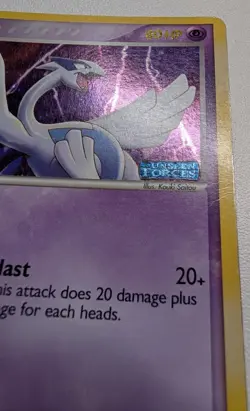 Pokemon Card Unseen Forces Lugia 29/115 Reverse Holo STAMPED - Image 4