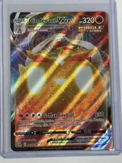 Cinderace Vmax 045/264 Fusion Strike NM Full Art Ultra Rare Pokemon Card - Image 1