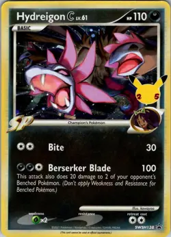 Hydreigon C lv.61 SWSH138 SWSH: Sword & Shield Promo Cards Holo LP - Image 1