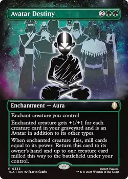 Borderless AVATAR DESTINY x1 mtg NM-M The Last Airbender 1 Rare - Image 1