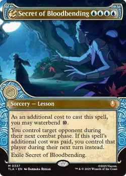 Showcase SECRET OF BLOODBENDING x1 mtg NM-M The Last Airbender 1 Mythic - Image 1