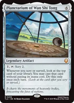 PLANETARIUM OF WAN SHI TONG x1 mtg NM-M The Last Airbender 1 Mythic - Image 1