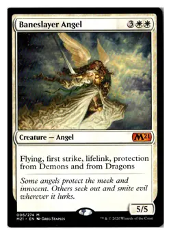 Magic MTG Baneslayer Angel 6 Promo Promo Pack: Core Set 2021 Near Mint - Image 1