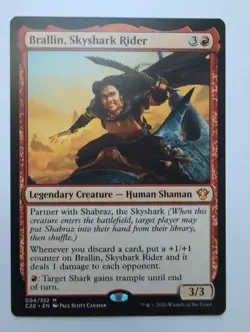 MTG Brallin, Skyshark Rider (C20) Commander 2020 Regular Mythic 004/322 - Image 1
