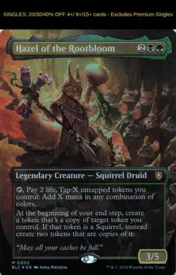 Hazel of the Rootbloom (Borderless) 2 Bloomburrow MTG Foil NM/M - Image 1