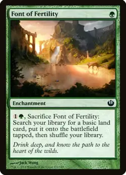 X 1 Font of Fertility NM Journey into Nyx 123 MTG Magic The Gathering - Image 1