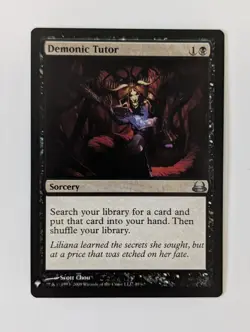Mint/Near-Mint, English - 1 x MTG Demonic Tutor Duel Decks: Divine vs. Demonic - Image 1