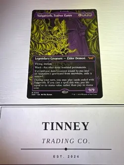 MTG Valgavoth Terror Eater Duskmourn 0352 Showcase Borderless Mythic NM - Image 1