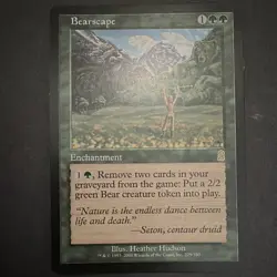 Wizards of the Coast Bearscape MTG Odyssey Enchantment Rare EN - Image 1