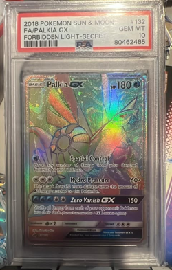 Pokemon Sun & Moon 2018 Palkia GX Secret Full Art 132/131 PSA 10 [ POP 193 ] - Image 3