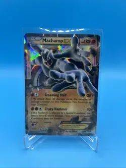 Pokemon TCG Machamp EX 37/98 XY Ancient Origins Ultra Rare Holo English 2015 - Image 1